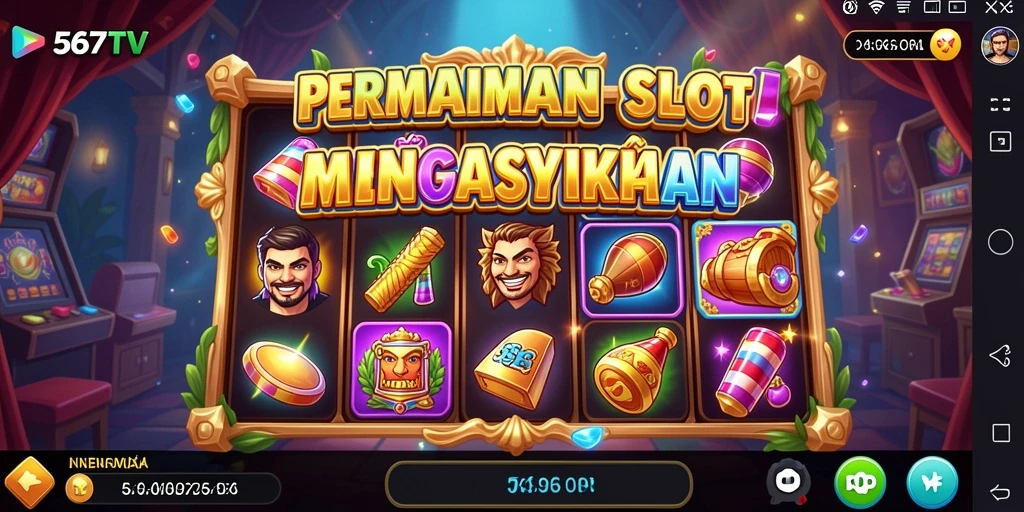 Tampilan gameplay Slot yang menarik dan penuh warna.