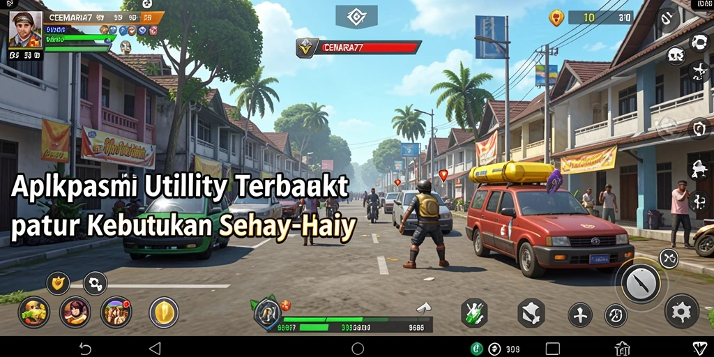 Tampilan utama CEMARA77 dengan fitur Utility yang lengkap.
