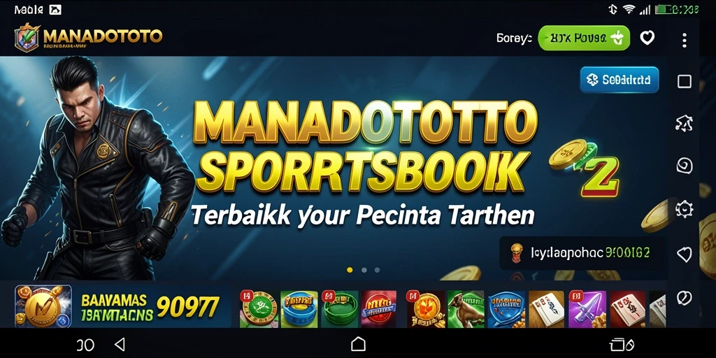 Screenshot utama MANADOTOTO menampilkan pengalaman taruhan olahraga yang mendebarkan.