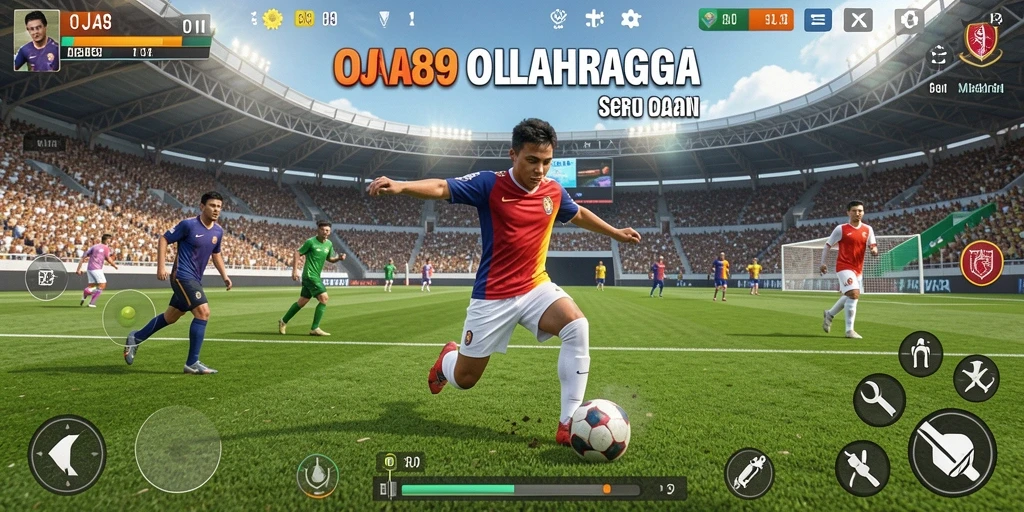 Screenshot gameplay OJA89 menampilkan aksi seru dalam olahraga.