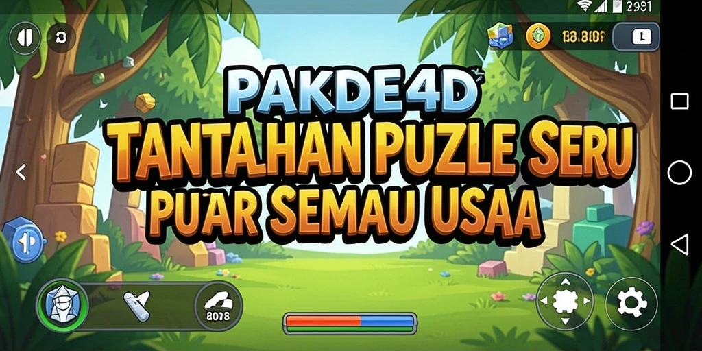 Screenshot PAKDE4D menampilkan gameplay menarik dari teka-teki yang kompleks.