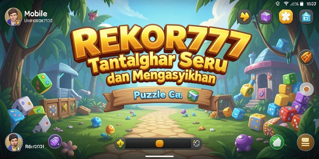 Tampilan gameplay seru dari REKOR777 yang menantang.