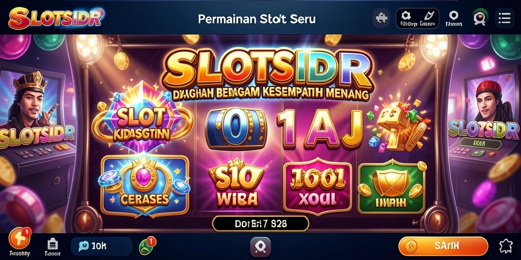 Menampilkan gameplay seru dan grafis menawan SLOTSIDR.