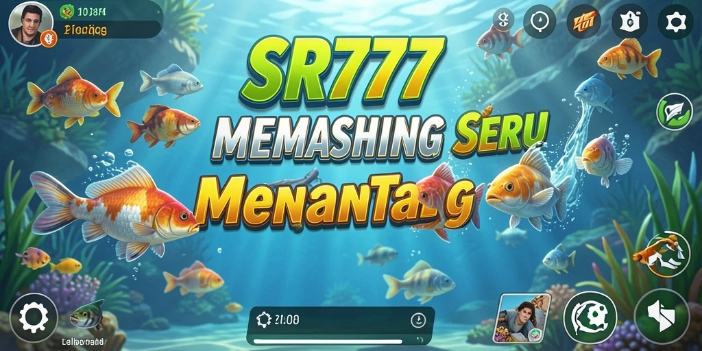 Screenshot gameplay SR777 menunjukkan aksi memancing yang seru dan grafik menawan.