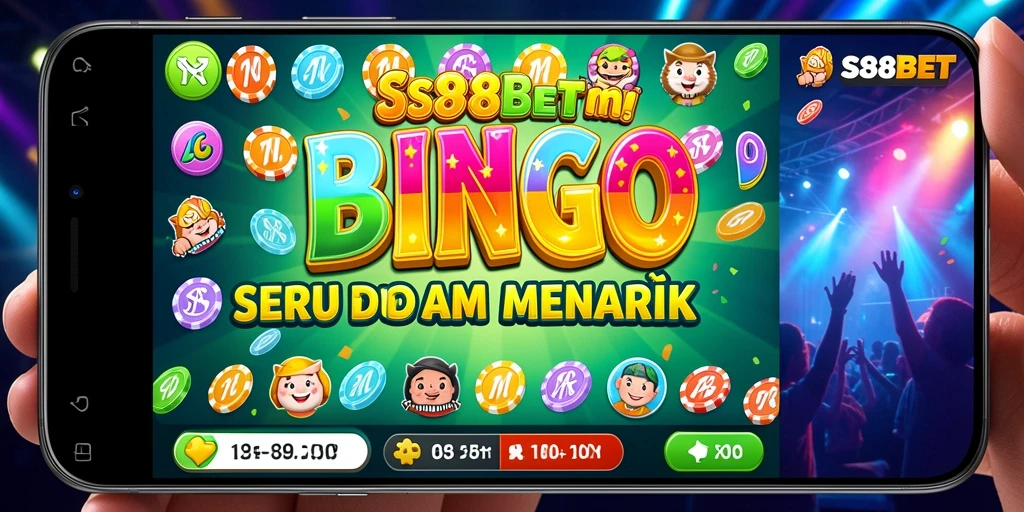 Tampilan gameplay Bingo menegangkan di SS88BET.