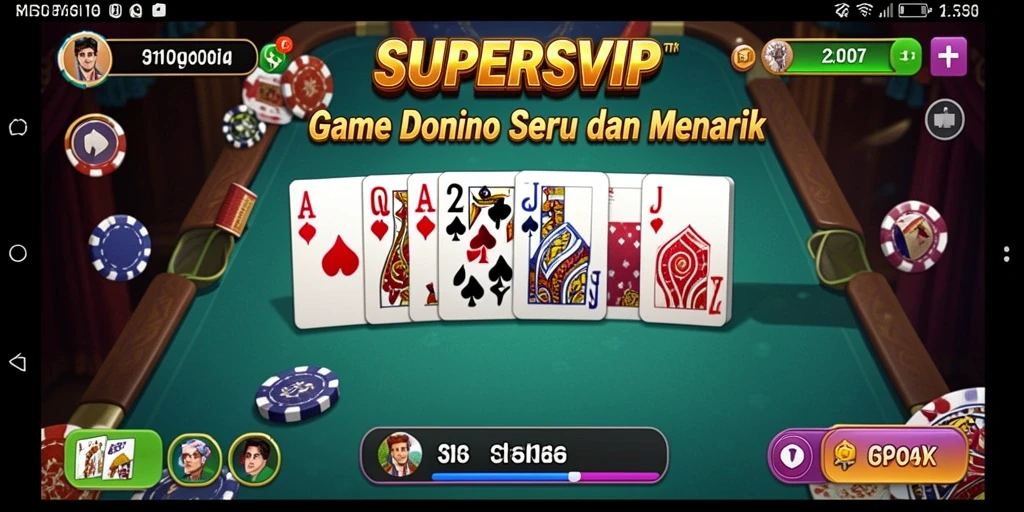 Tampilan gameplay SUPERSVIP yang menakjubkan dan interaktif.