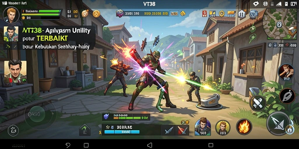 Tampilan screenshot utama VT38 yang menunjukkan fitur-fitur Utility.